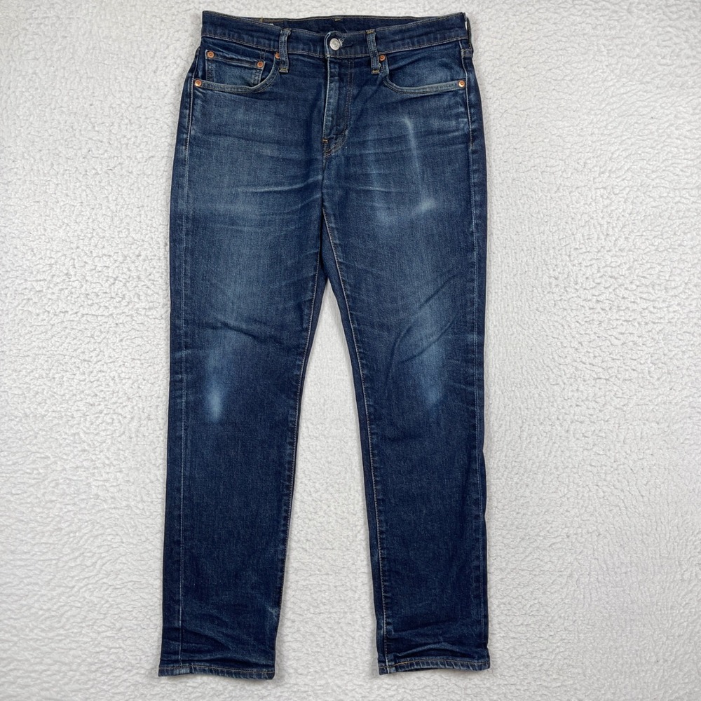 Levis 511 Jeans Mens 32x30 Fit 32x28 Blue Slim Dark Stretch Denim Pocket Patina
